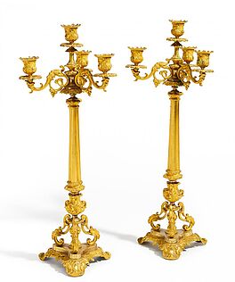 Paar Kandelaber Napoleon III, 58197-1, Van Ham Kunstauktionen
