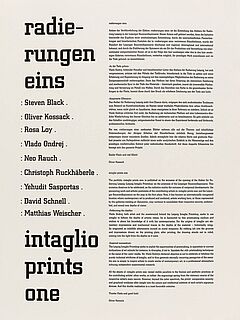 Mappenwerk - Radierungen Eins - intaglio prints one, 300001-543, Van Ham Kunstauktionen