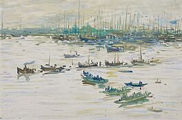 Robert Hermann Sterl - Schiffsverkehr im Hafen von Astrachan, 59675-3, Van Ham Kunstauktionen