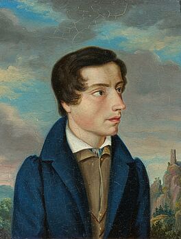 Deutsche Schule - Portraet eines jungen Mannes, 77226-1, Van Ham Kunstauktionen