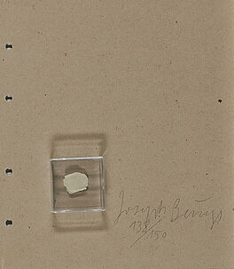 Joseph Beuys - Fingernagelabdruck aus gehaerteter Butter, 66309-7, Van Ham Kunstauktionen