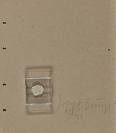 Joseph Beuys - Fingernagelabdruck aus gehaerteter Butter, 66309-7, Van Ham Kunstauktionen