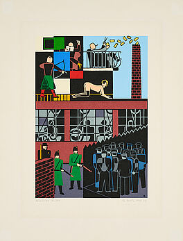 Gerd Arntz - Arbeitslose, 80876-2, Van Ham Kunstauktionen