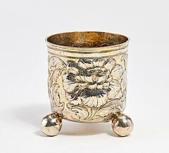 Nuernberg - Kugelfussbecher mit Blumendekor, 68408-38, Van Ham Kunstauktionen