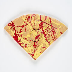 Martin Kippenberger - Schlecht belegte Studentenpizza gepollockt Viertel, 80106-54, Van Ham Kunstauktionen