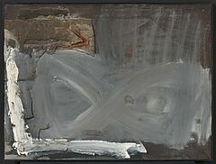 Antoni Tapies - Grey with White Corner, 76949-20, Van Ham Kunstauktionen