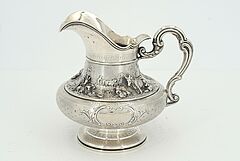 Emile Hugo - Vierteiliges Service mit reichen figuerlichen Szenen, 70398-1, Van Ham Kunstauktionen