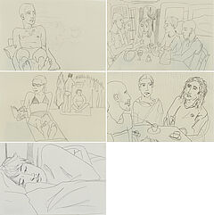 Stephanie Dost - Konvolut von 5 Arbeiten, 300001-1033, Van Ham Kunstauktionen