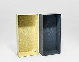 Joseph Beuys - Mit Schwefel ueberzogene Zinkkiste tamponierte Ecke, 57646-2, Van Ham Kunstauktionen