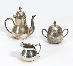 Petruzzi  Branca - Mokkakanne und Zuckerdose, 73407-10, Van Ham Kunstauktionen