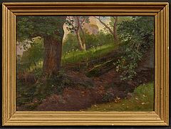 Albert Venus - Landschaftsstudie bei Kamaik an der Elbe, 77363-5, Van Ham Kunstauktionen