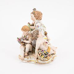 Meissen - Gruppe mit Amoretten als Allegorie des Fruehlings, 78079-2, Van Ham Kunstauktionen