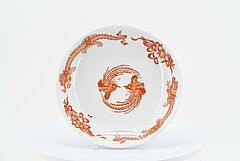 Meissen - Kleine Schale Roter Drachen, 75372-16, Van Ham Kunstauktionen