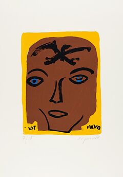 AR Penck Ralf Winkler - Ohne Titel Gesicht, 60452-2, Van Ham Kunstauktionen