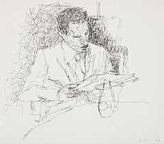 David Hockney - Restaurant Sketch, 57668-1, Van Ham Kunstauktionen