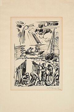 Hermann Max Pechstein - Fischer, 57476-20, Van Ham Kunstauktionen