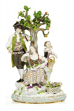 Meissen - Gruppe Die Apfelernte, 58532-2, Van Ham Kunstauktionen