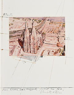Christo Christo Javatscheff - Mein Koelner Dom Wrapped Projects for Koeln, 70001-99, Van Ham Kunstauktionen
