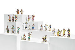 Meissen - 22 FIGUREN AUS DER AFFENKAPELLE, 75864-1, Van Ham Kunstauktionen