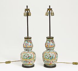 Paar Vasen als Lampen montiert, 64541-38, Van Ham Kunstauktionen