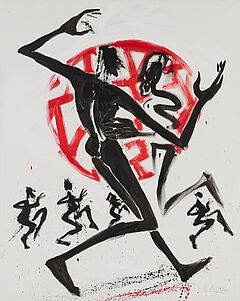 Helge Leiberg - Schwarz-rot, 76558-16, Van Ham Kunstauktionen