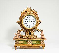 Sueddeutschland - Rokoko Kommodenuhr mit Spielwerk, 69952-6, Van Ham Kunstauktionen