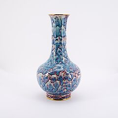 Sevres - Grosse Enghalsvase mit Flambe-Glasur, 81600-1, Van Ham Kunstauktionen