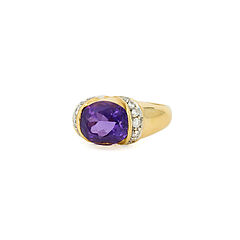 Amethyst-Diamant-Ring, 81881-3, Van Ham Kunstauktionen