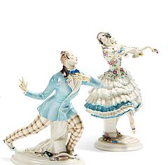 Meissen - Estrella und Eusebius aus dem Russischen Ballett, 75074-71, Van Ham Kunstauktionen