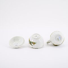 Nymphenburg - Service Gruene Jagd, 81800-4, Van Ham Kunstauktionen