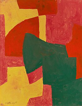 Serge Poliakoff - Composition vert rouge jaune, 77864-1, Van Ham Kunstauktionen