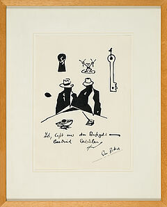 Werner Buettner - Ohne Titel Leute lasst uns den Bussgeldbescheid bezahlen, 81351-20, Van Ham Kunstauktionen