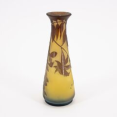 Emile Galle - Kleine Vase mit Bluetenzweigen, 76763-2, Van Ham Kunstauktionen