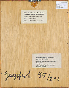 Hermann Goepfert - Ohne Titel, 73117-5, Van Ham Kunstauktionen