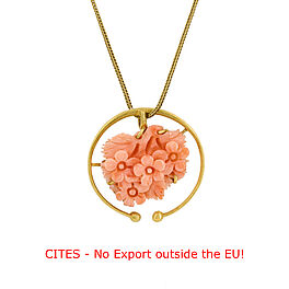 Coral-Pendant-Necklace, 82194-4, Van Ham Kunstauktionen