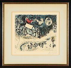 Marc Chagall - Les Coqs sur le toit, 76923-2, Van Ham Kunstauktionen