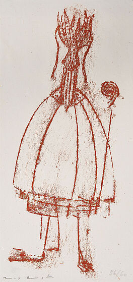 Max Ernst - Portrait Auguste Bolte Aus Kurt Schwitters Auguste Bolte, 73350-60, Van Ham Kunstauktionen