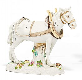 Meissen - Pferd mit Pfluggeschirr, 58999-37, Van Ham Kunstauktionen