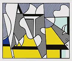 Roy Lichtenstein - Cow Triptych Cow Going Abstract, 76854-1, Van Ham Kunstauktionen