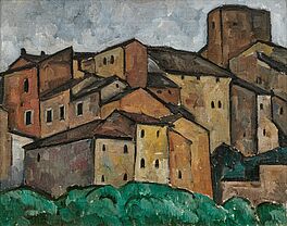 Alexander Kanoldt - Studie San Gimignano, 78069-1, Van Ham Kunstauktionen