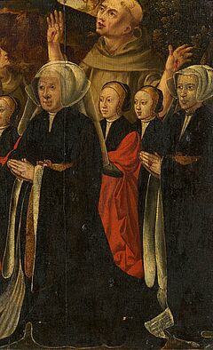 Deutsche Schule - Stifterfamilie mit dem Heiligen Franziskus, 75035-4, Van Ham Kunstauktionen