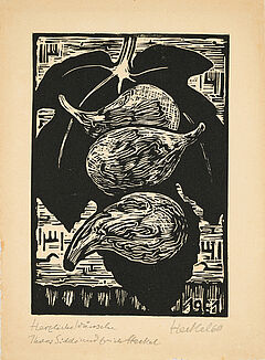 Erich Heckel - 30 Jahresblatt Feigenblatt und Fruechte, 77940-7, Van Ham Kunstauktionen