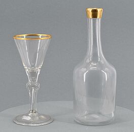Lauenstein - Glasflasche und Kelch, 75372-57, Van Ham Kunstauktionen