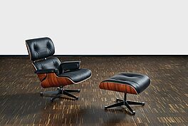 Ray und Charles Eames - Lounge Chair und Ottomane, 60867-32, Van Ham Kunstauktionen