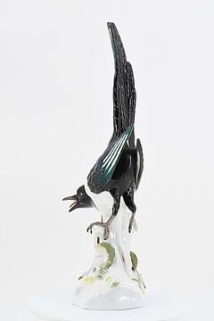 Meissen - Elster auf Baumstamm, 75510-1, Van Ham Kunstauktionen