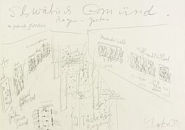 Guenther Uecker - Schwaebisch Gmuend Regen - Garten, 56292-1, Van Ham Kunstauktionen