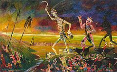 Blalla W Hallmann - Dreht euch nicht um der Horla geht rum oder Ritter Tod und Teufel sind los, 81605-6, Van Ham Kunstauktionen