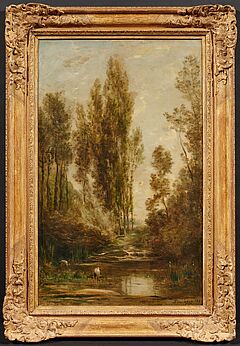 Charles Francois Daubigny - LEtang aux Herons, 81908-1, Van Ham Kunstauktionen