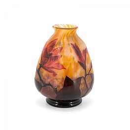 Daum Freres - Vase mit Magnolienzweigen, 79189-2, Van Ham Kunstauktionen