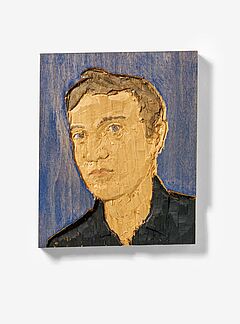 Stephan Balkenhol - Mann mit schwarzem Hemd, 70608-1, Van Ham Kunstauktionen